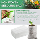 100pcs Nonwoven Nursery Plant Grow Bag Seedling Growing Planter Plantin