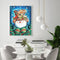 Christmas Snowman Oil Paint By Numbers DIY Coloring Picture Kits for Adults Kids