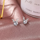 2pcs Women Temperament Ear Stud DIY Xmas Earrings Daily Party Ear Stud Eardro