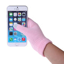 Women Men Touch Screen Soft Cotton Winter Gloves Warmer Smartphone Pink Newly
