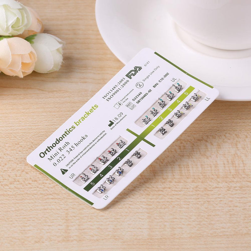 1 Set Dental Tools Orthodontic Metal Bracket Mini Straight Wire Stand Newly