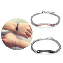 Crown Jewelry Love Bangle Stainless Steel His Queen Her King Couple Bracelets