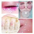 12 Bottles Glitter Nail Gel Polish Sequins Soak Off Salon Makeup Decor