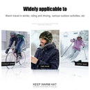 Winter Cycling Hat Fleece Warm Windproof Women Men Motorcycle Running Ski Cap