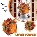 Herbstkranz Türkranz für Haustür Kürbisse Blatt Halloween Dekor Geschenk.