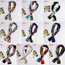 Gifts Elegant Hair Tie Band Women Head Neck Silk Feel Satin Neck Scarf Long
