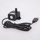 DC5V 3W USB Aquarium Pump Diving Pump Breeding Fish Tank Well Pond Water Pump