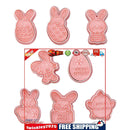 Cookie Cutter 8 Pack Easter Biscuit Cookie Mold Sugar Craft - Bunny Egg