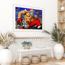 Christmas 50x40cm Oil Paint By Numbers Picture DIY Painting