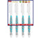 White Paint Pens 4 Pack 1/2mm Tip for Wood Rock Plastic Leather Glass Stone Art