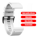 Replacement Silicone Band for Garmin Fenix 6X 5X 3 D2 Tactix Bravo (White) Newly