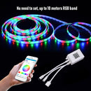 1 to 2 LED Controler Box 24 Keys IR Remote Controller for RGB Lights Strip