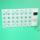 Digital 7days Pill Reminder Organizer Pill Box Case Timer White