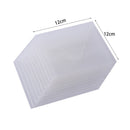 10x Cutting Dies Stamps Organizer Holder Scrapbook Storage Bags (12x12cm) Newly
