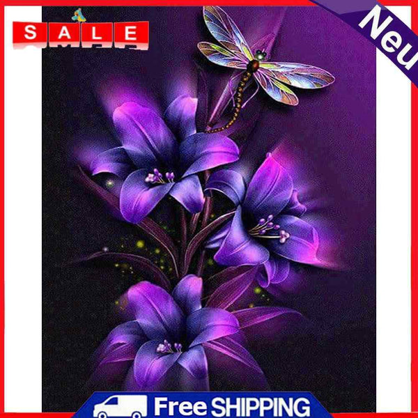 DIY Flower and Animal Oil Paint by Numbers Drawing Pictures Home Decoration Kit