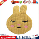 Cute Rabbit Hair Clips Hairpin Women Corduroy Wash Face Hairgrips (Yellow)