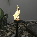 Solar Power LED Parrot Lawn Light Waterproof Garden Landscape Lamp (Yellow)