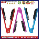 V-Shaped Splint Comb Anti-Static Bristle Curling Hair Brush Gifts for Frien