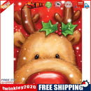 5D DIY Diamond Painting Christmas Elk Full Round Drill Mosaic Picture Kit