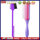 Multifunctional Rib Comb Edge Brush Double-Headed Eyebrow Brushes Head Massag