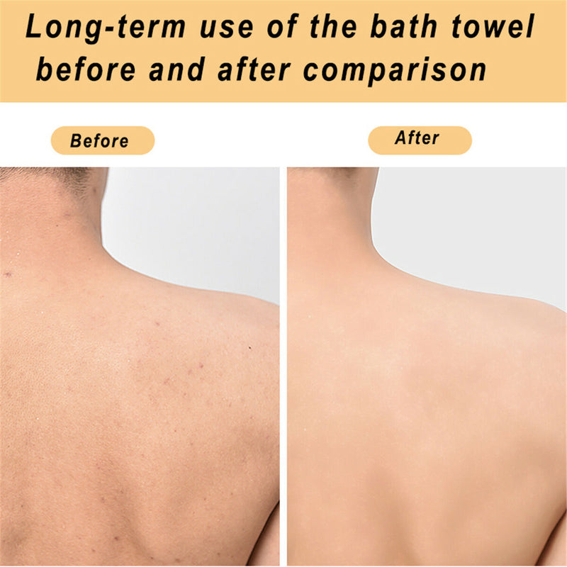 Cleaner Massage Washcloth Back Scrubber Shower Scrubber Exfoliating Bath Towel