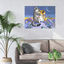 5D DIY Full Drill Diamond Painting Music Cat Cross Stitch Embroidery Mosaic