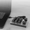 Programming Macro Keyboard USB 9 Key + 2 Knob Mechanical Keypad (Black)