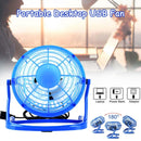 Mini USB Desk Fan Super Quiet Portable Cooling Air Cooler For Computer Laptop