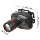 Lanterna Zoom Waterproof Headlight LED Head Lamp Cycling Lights Flashlight