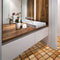 10pcs 10cm Retro Tiles Wall Stickers PVC Waterproof Kitchen Decals (MSC054)