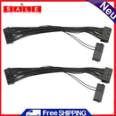 2pcs 30CM Dual Power Supply Power Supply 24 Pin ATX Motherboard Adapter Cable