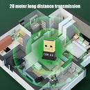 USB Bluetooth 4.0 Adapter Dongle CSR 4.0 Wireless Audio Receiver for Win 10 8 PC