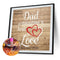 5D DIY Full Drill Diamond Painting Letter Cross Stitch Mosaic Kit Bedroom Decor