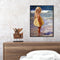 Frameless Oil Paint By Numbers Sea Girl DIY Canvas Picture Craft for Home