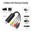 USB Video Audio Capture Converter VHS to Digital for Windows 2000 XP Vista Newly
