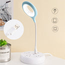 Portable Flexi Ring Lamp USB Study Reading LED Light Eye Protection (Blue) Newly