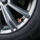 4pcs Car Styling Wheel Tire Valve Caps Copper Core Auto Tyre Stem Dust Air Cover