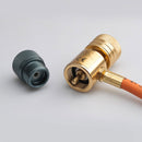 Gas Adapter Flat Gas Tank to MAPP Air Bottle Adapter 1LB Propane Interface Guns