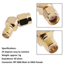 RP-SMA Male Plug Female Pin to SMA Female Plug Female Pin RF Connector