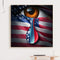 5D DIY round diamond tearful eyes rhinestone picture B1777