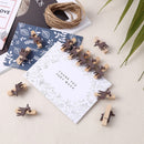 Christmas Wooden Clips Mini Craft Clothespins Party Favors Decor Pack of 50