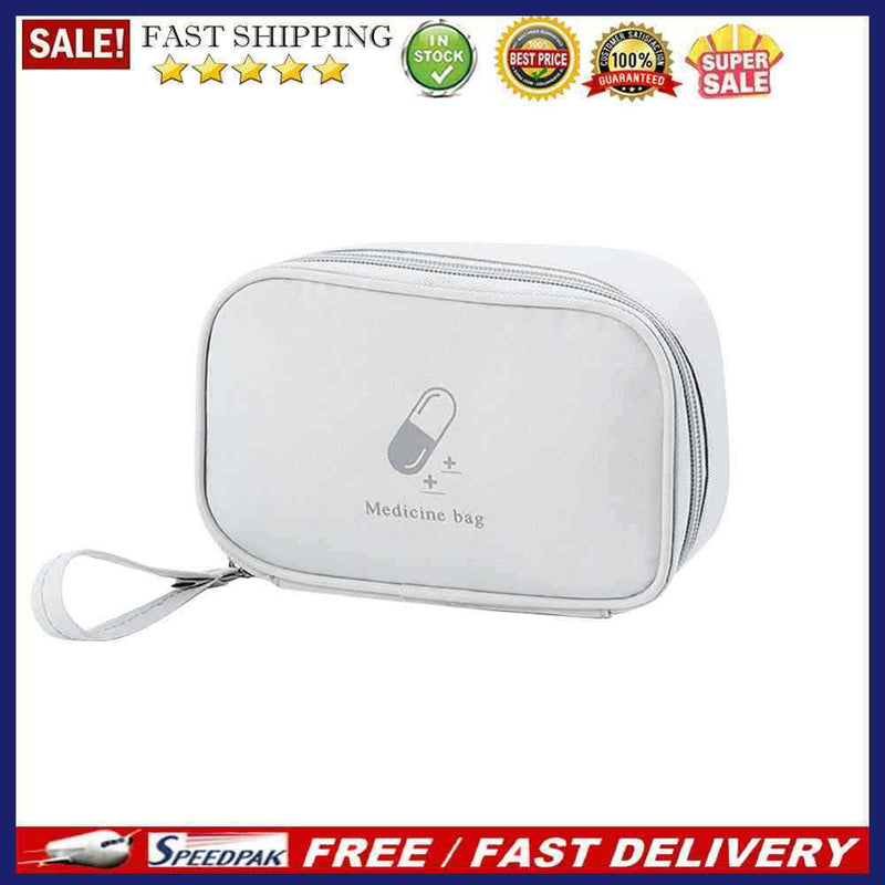 Outdoor Travel Portable Medicine Bag First Aid Kit Emergency Survival Stora