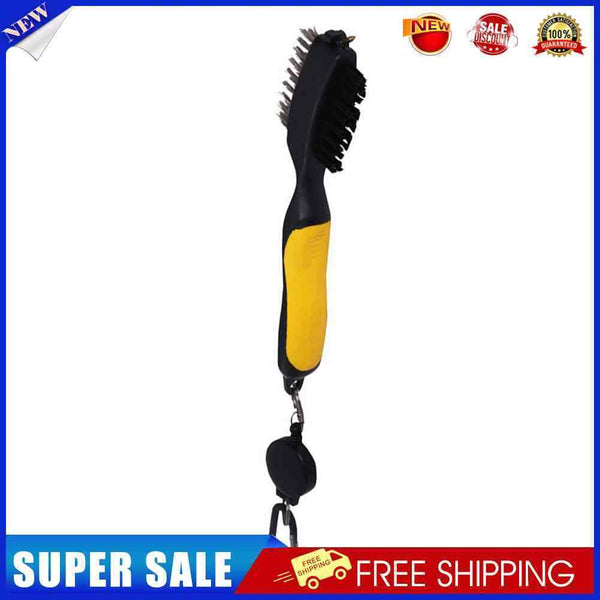 Golf Club Brush Groove Cleaning Brush Two Sided Golf Putter Wedge Ball Cleaner