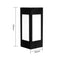 Solar Fence Post LED Cap Light Waterproof Street Garden Lamp (Warm White)