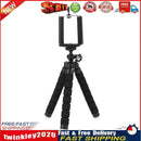 Flexible Octopus Phone Tripod Bracket Monopod with Phone Clip (Black Newly