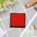 Fingerprint Square Stamp Inkpad for DIY Scrapbook Card Making Craft (Red)