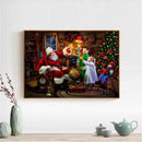 5D Diamond Painting DIY Santa Claus Cross Stitch Home Hang Decor Craft Kit