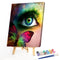 Green eyes 40x50cm Oil Paint By Numbers Picture DIY Painting M653