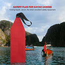Red Safety Flag Kayak Canoe Towing Warning Flag Fishing Boat Accessory (A) Newly