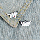 Lapel Pin Clothes Jewelry Badge Cartoon Brooch Boat Enamel Pins Paper Plane
